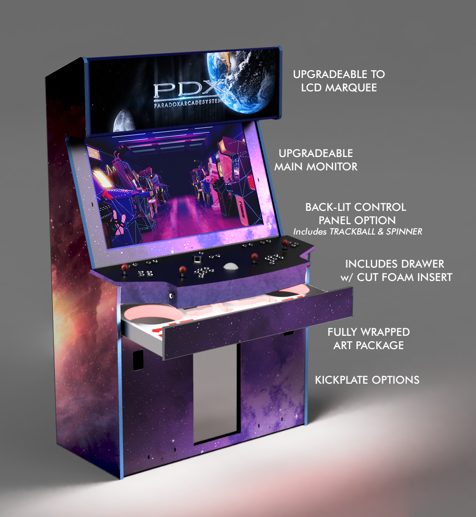 4 Player PRO Arcade System — Paradox Arcade Systems